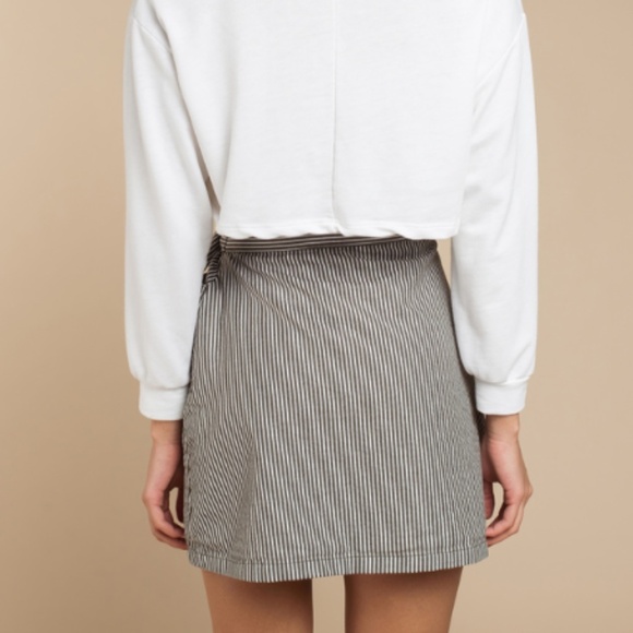 The Fifth Label Greenwood Multi Stripe Skirt NEW - Picture 4 of 13